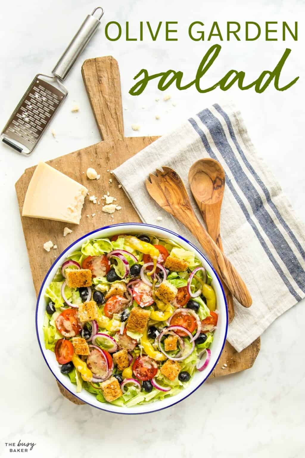 Olive Garden Salad Recipe The Busy Baker   Olive Garden Salad Title 1024x1536 