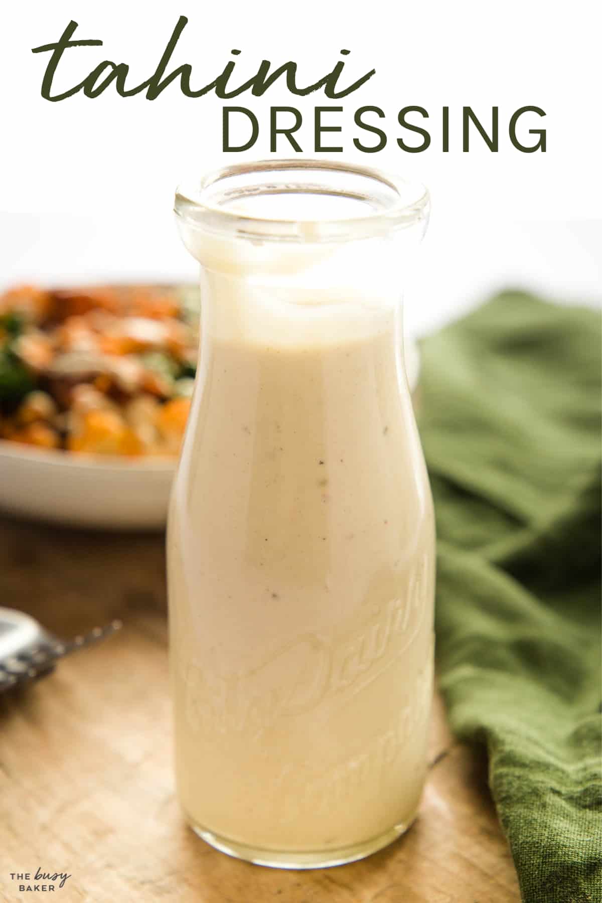 Tahini Dressing The Busy Baker