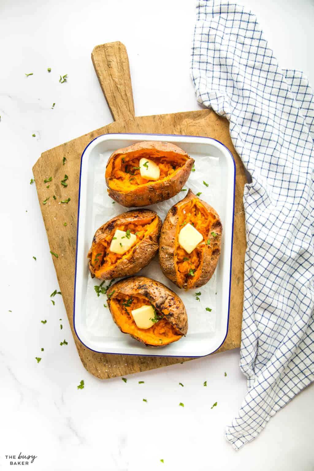 Air Fryer Baked Sweet Potatoes The Busy Baker