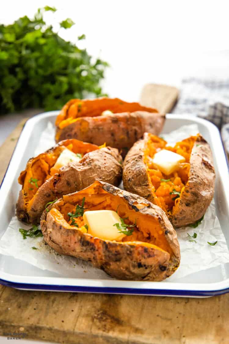 Air Fryer Baked Sweet Potatoes The Busy Baker 6394