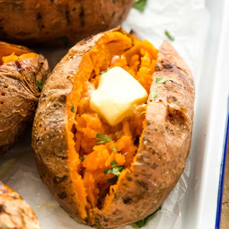 Air Fryer Baked Sweet Potatoes The Busy Baker