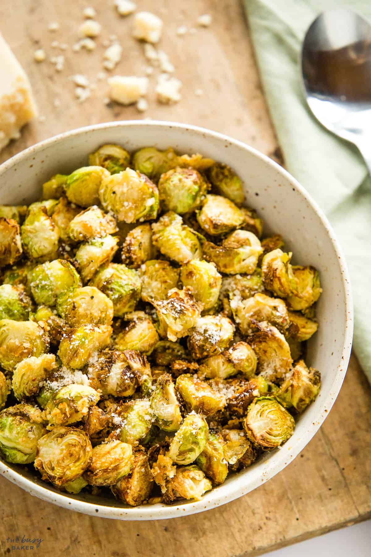 roasted veggies with parmesan