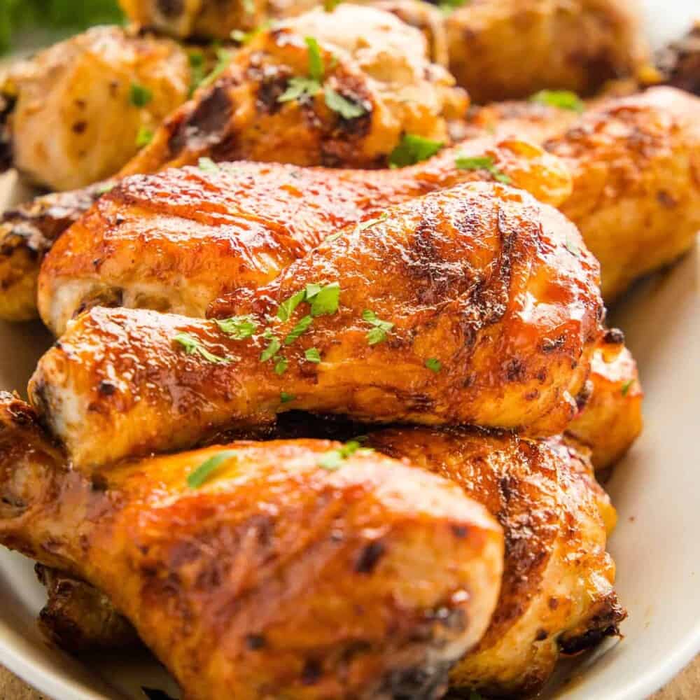 Air Fryer Chicken Drumsticks - The Busy Baker