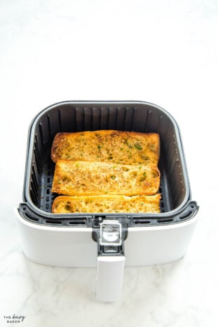 Air Fryer Garlic Bread - The Busy Baker