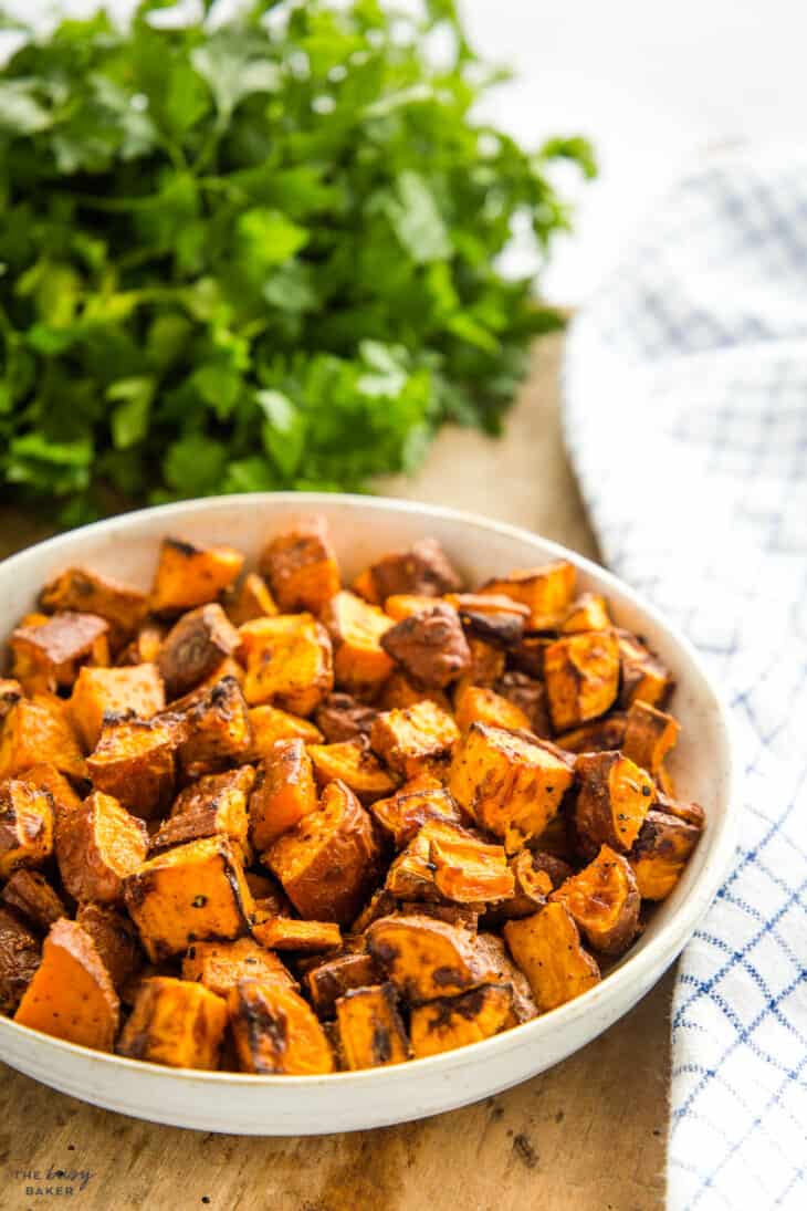 Air Fryer Sweet Potatoes The Busy Baker