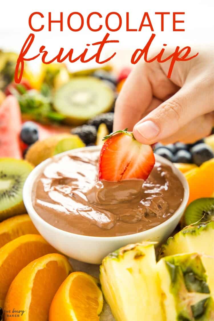 Chocolate Fruit Dip The Busy Baker