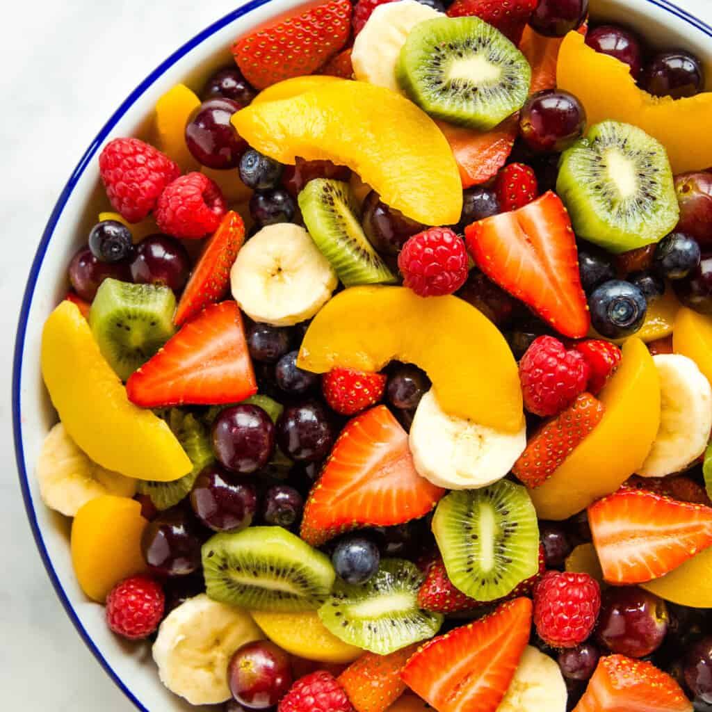 Fruit Salad {Easy & Healthy} - The Busy Baker