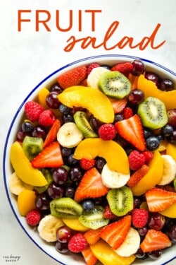 Fruit Salad {Easy & Healthy} - The Busy Baker