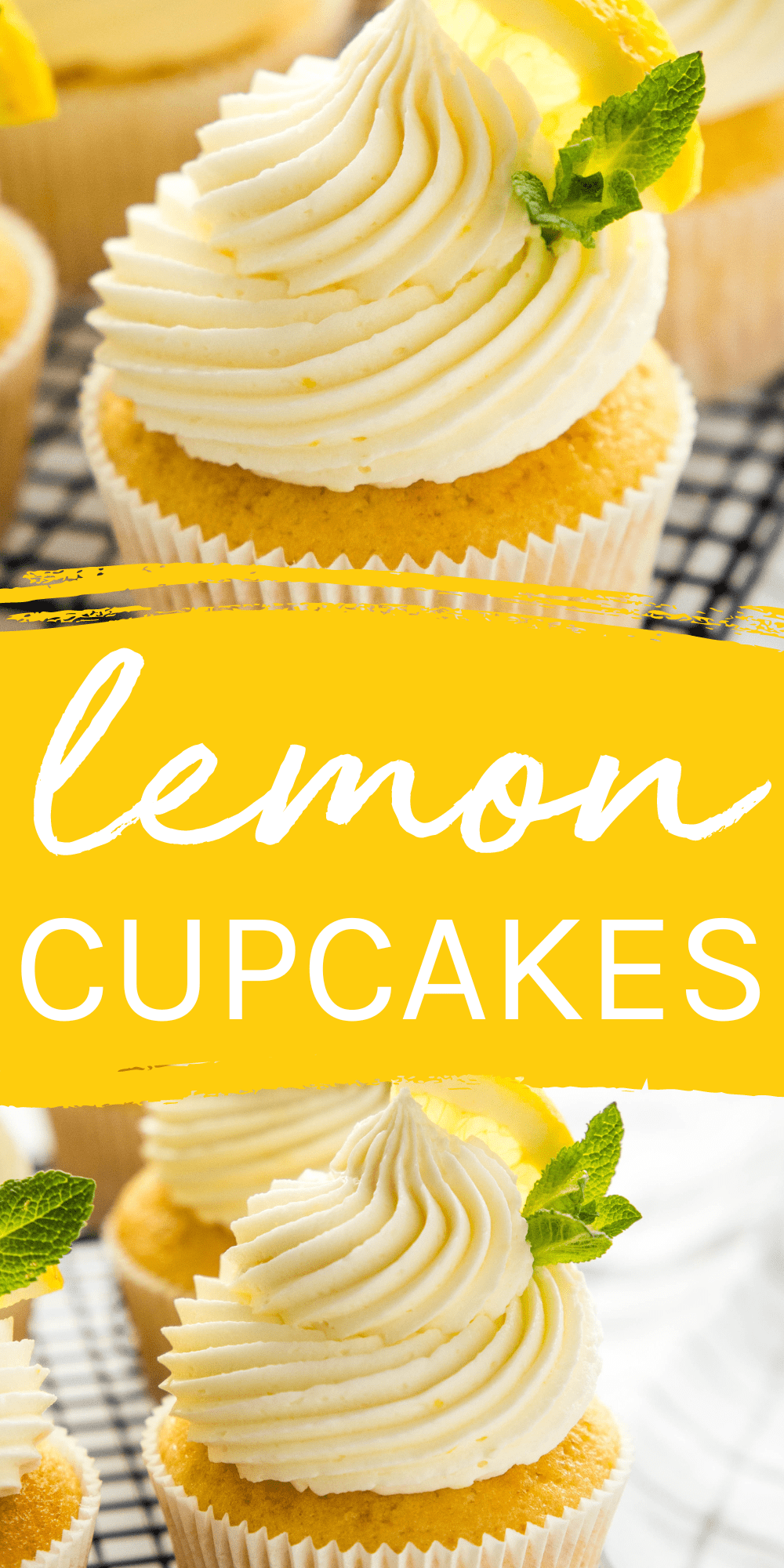 Lemon Cupcakes The Busy Baker   Lemon Cupcakes Pinterest 