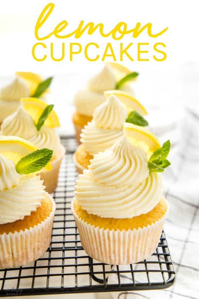 Lemon Cupcakes The Busy Baker   Lemon Cupcakes Title 683x1024 