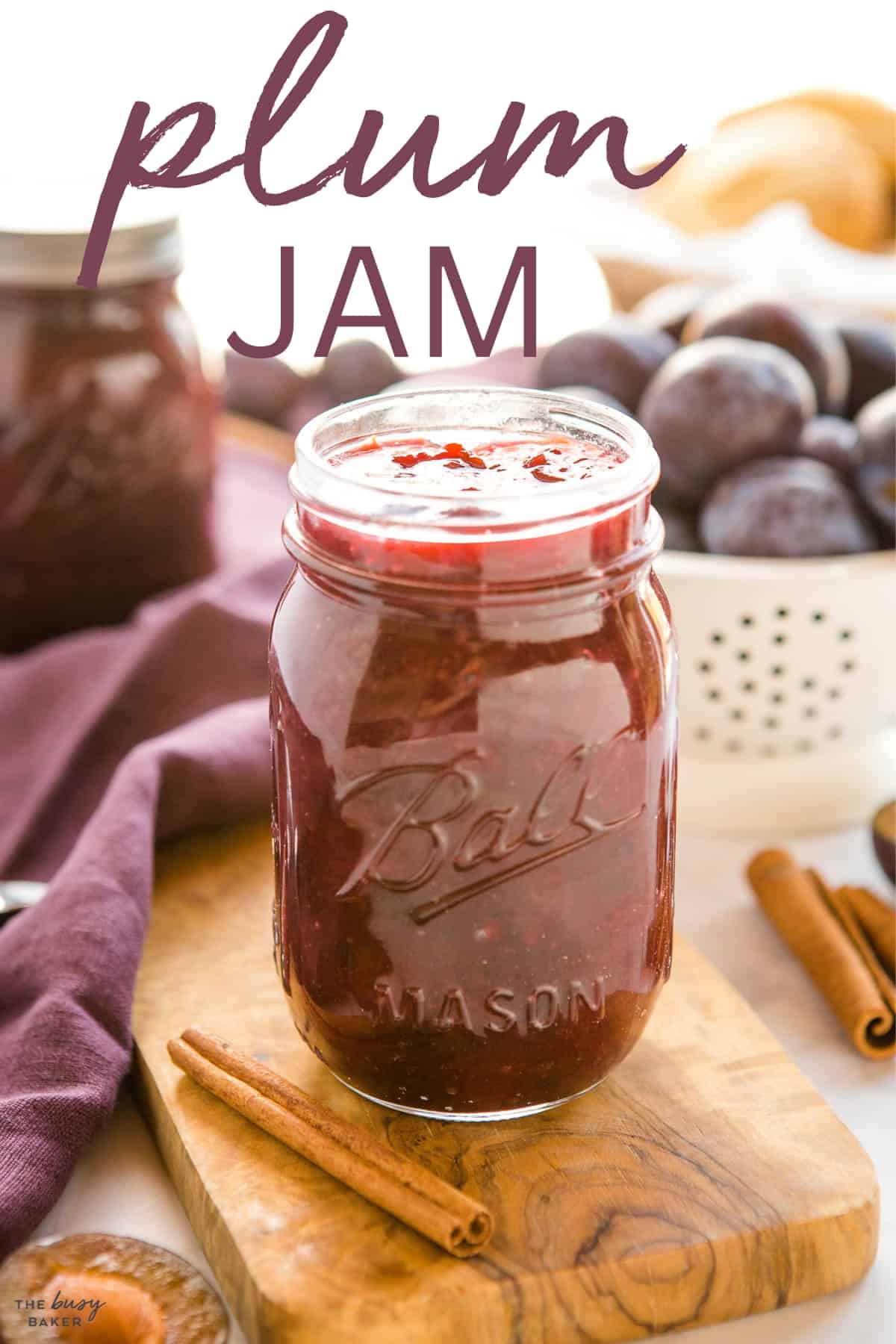 homemade plum jam recipe