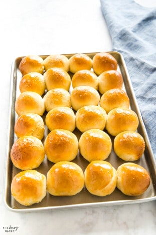 Quick Dinner Rolls - Ready in One Hour - The Busy Baker