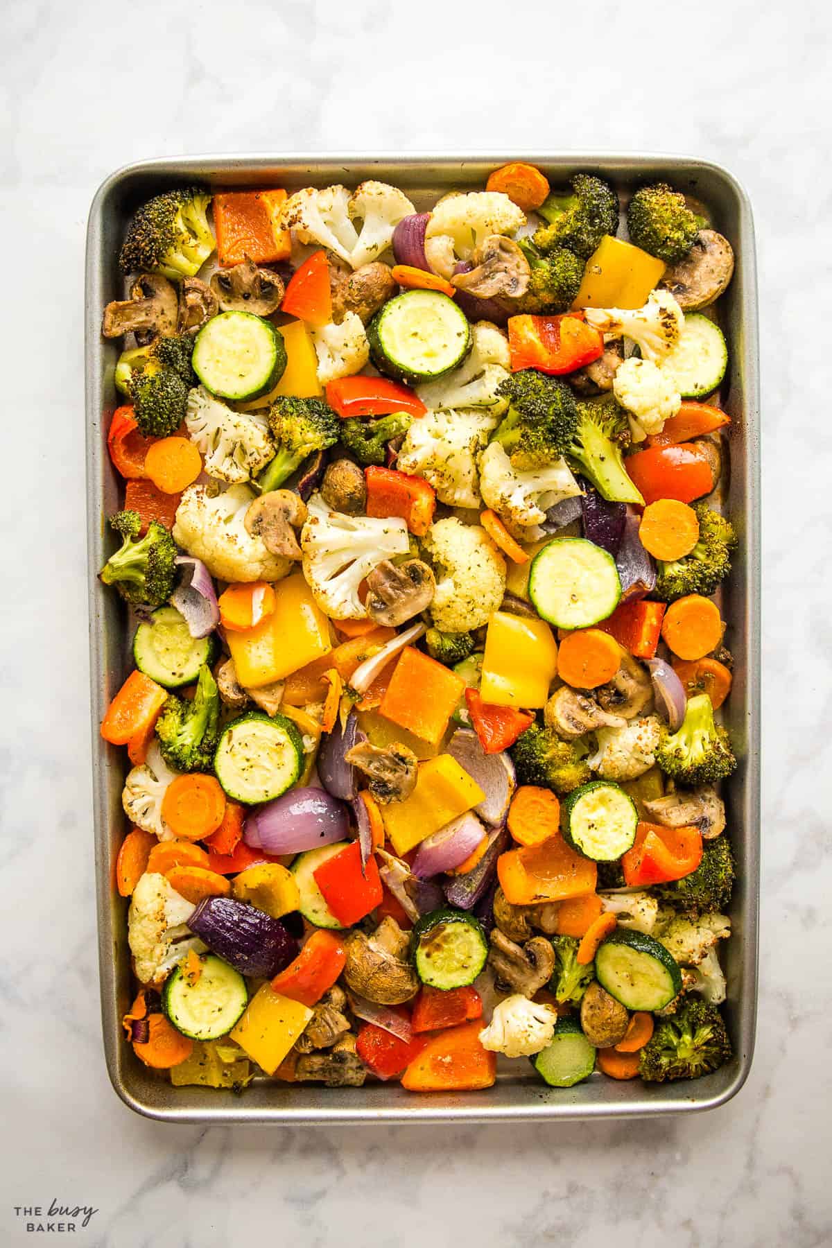 oven roasted mixed vegetables
