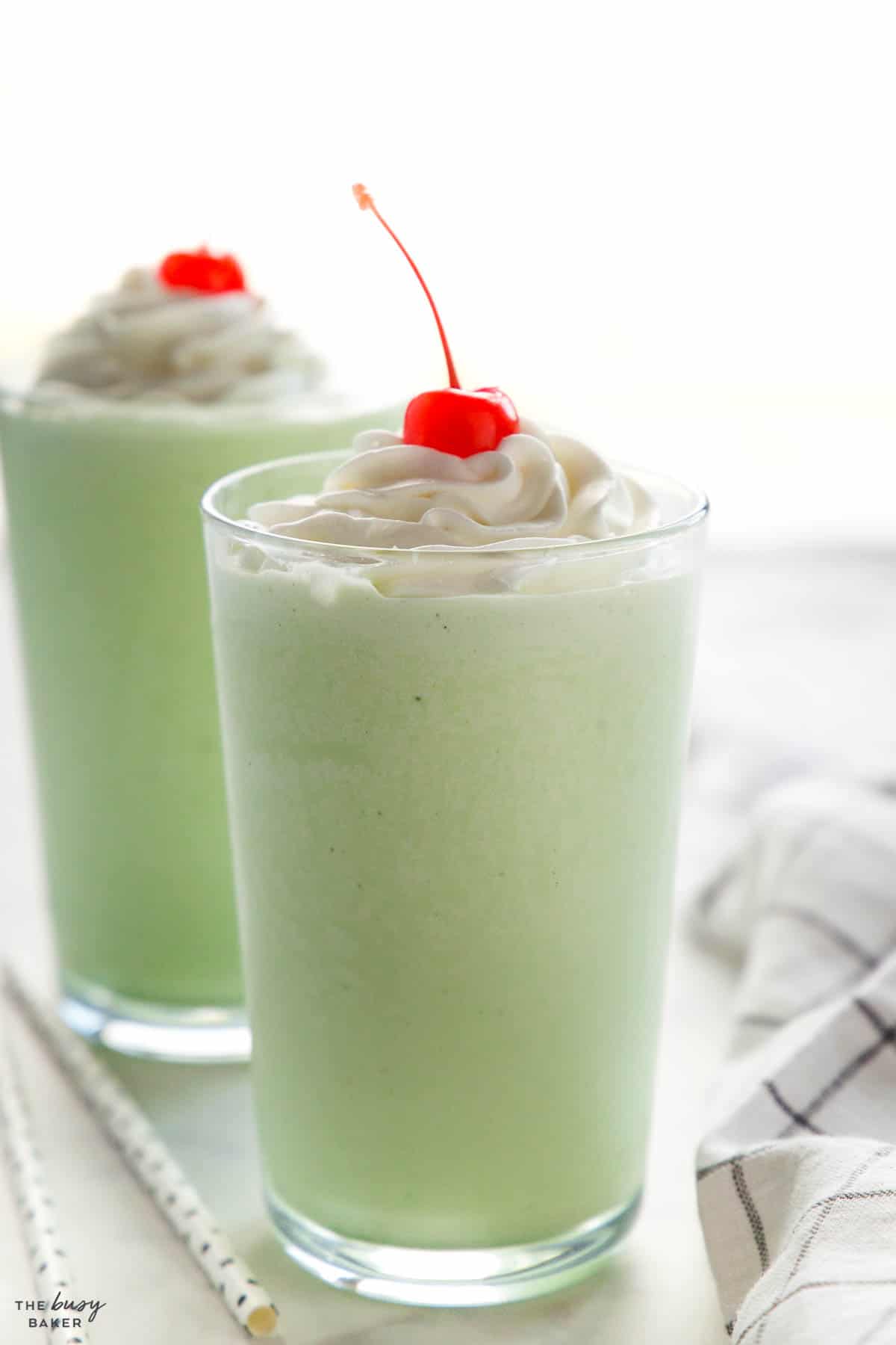 mcdonald's mint vanilla milk shake