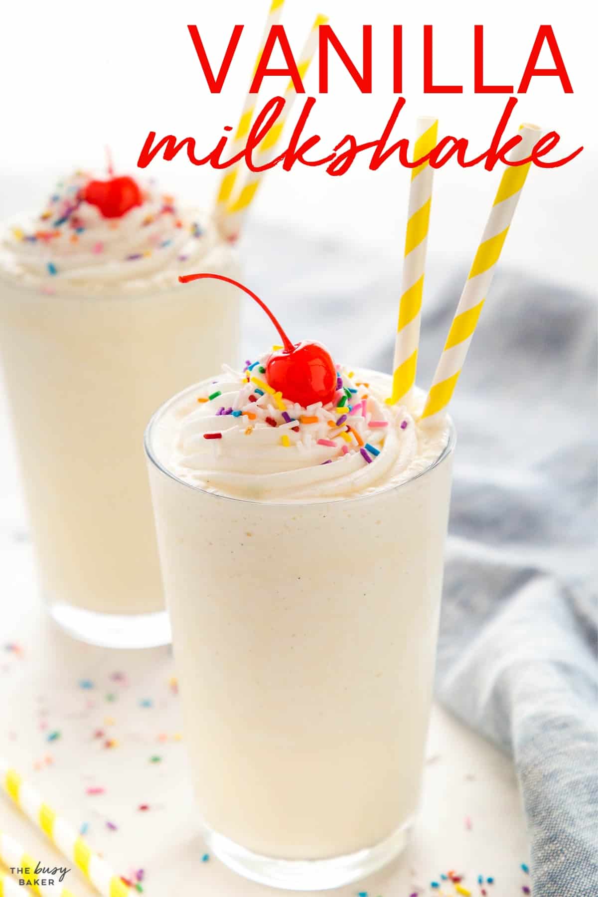 vanilla milkshake recipe