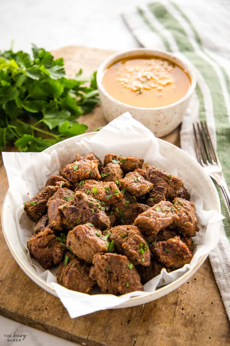 Air Fryer Steak Bites The Busy Baker