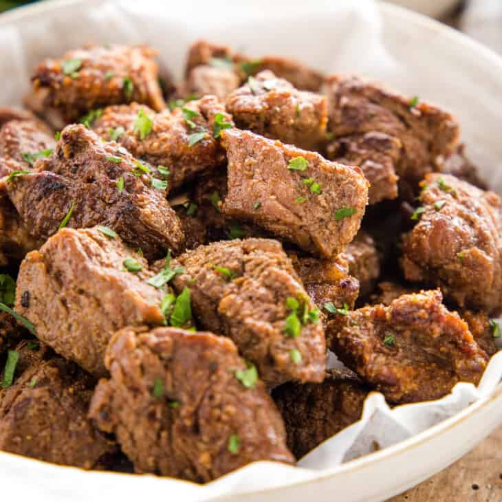 Air Fryer Steak Bites The Busy Baker