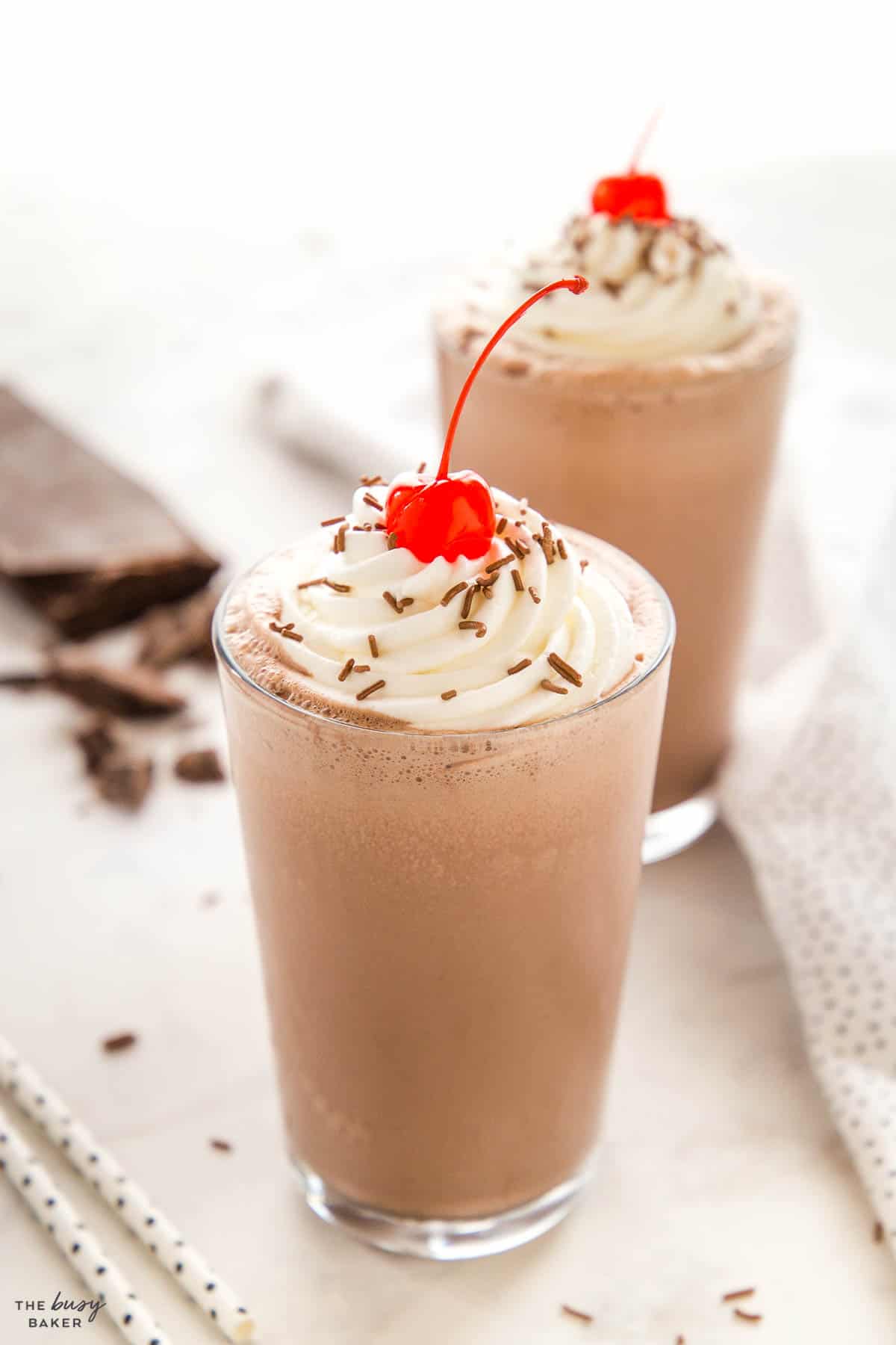 chocolate milkshake