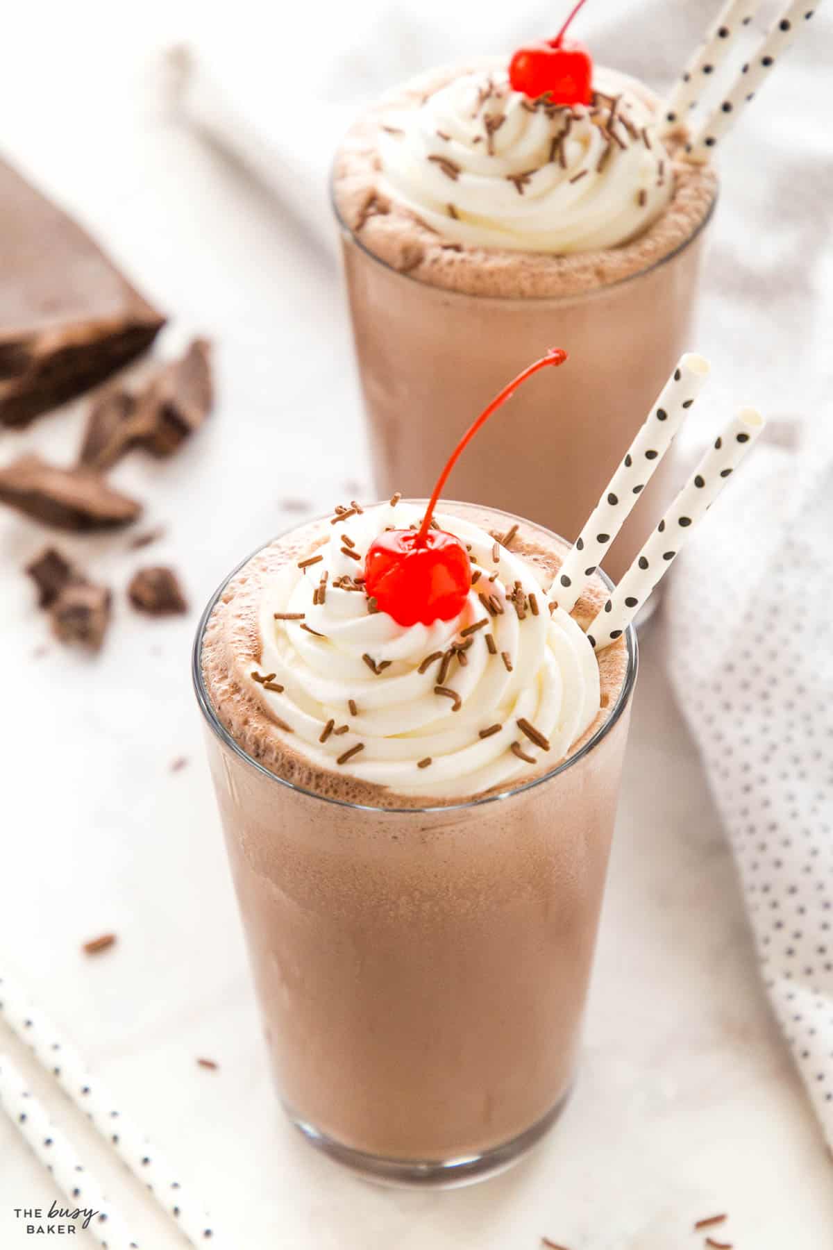 chocolate ice cream drink