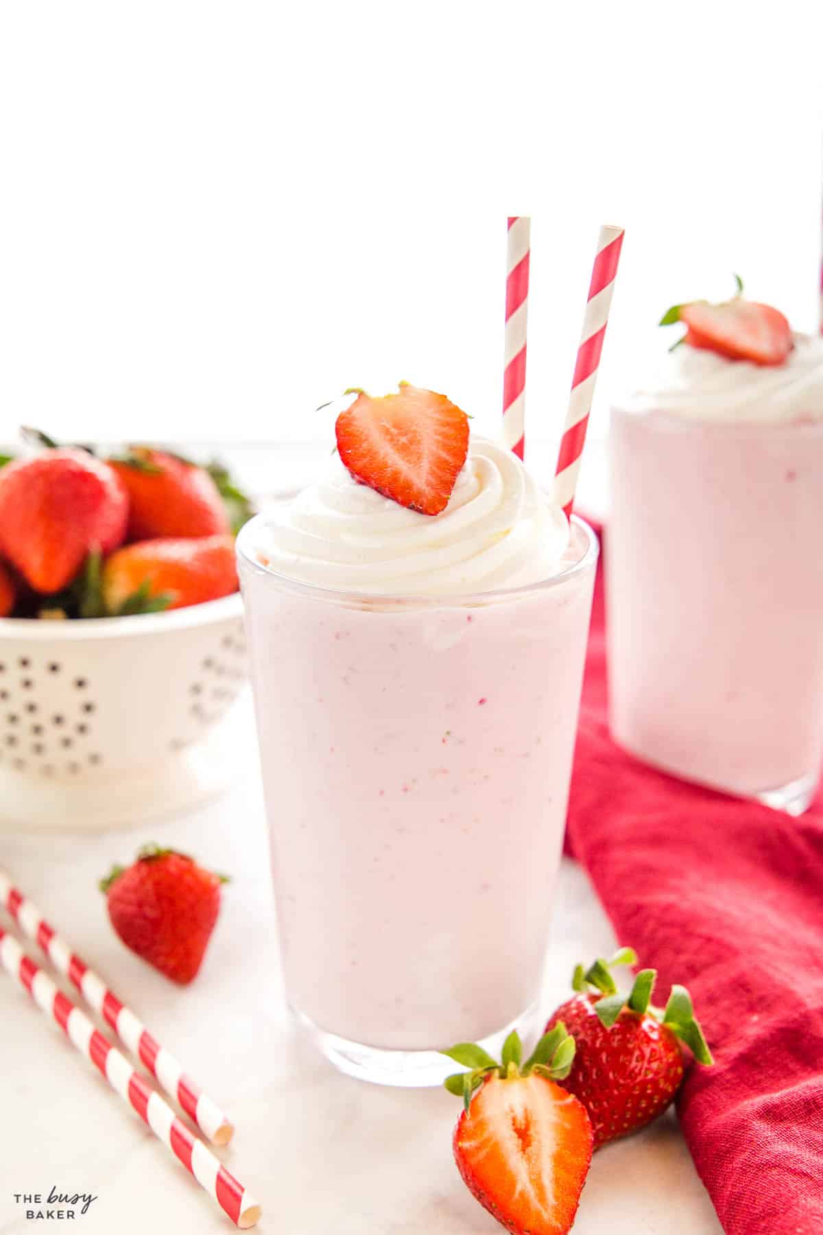 strawberry milkshake