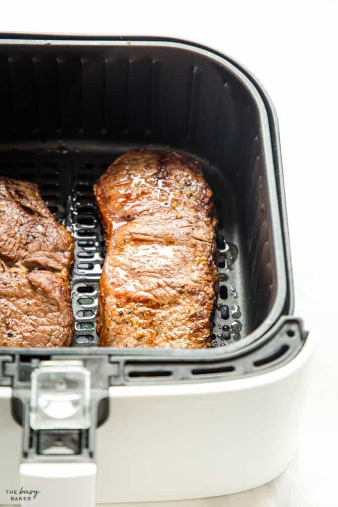 Air Fryer Steak - The Busy Baker