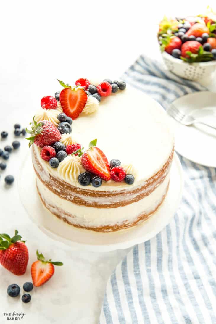 Berry Chantilly Cake - The Busy Baker