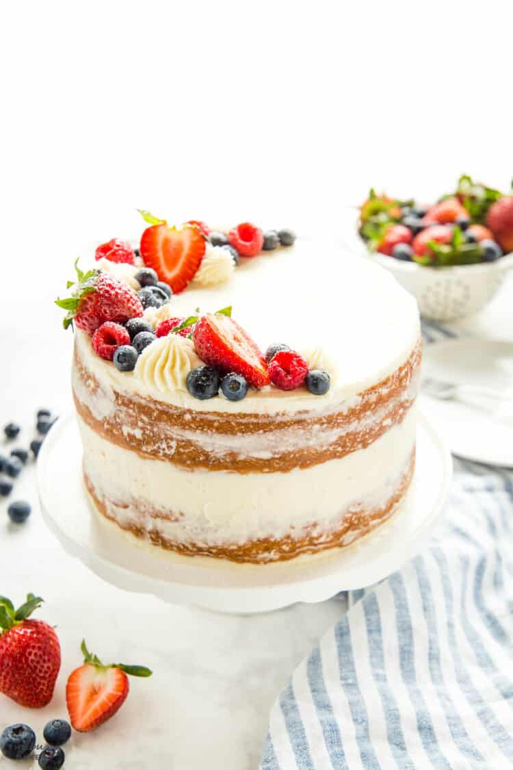 Berry Chantilly Cake - The Busy Baker