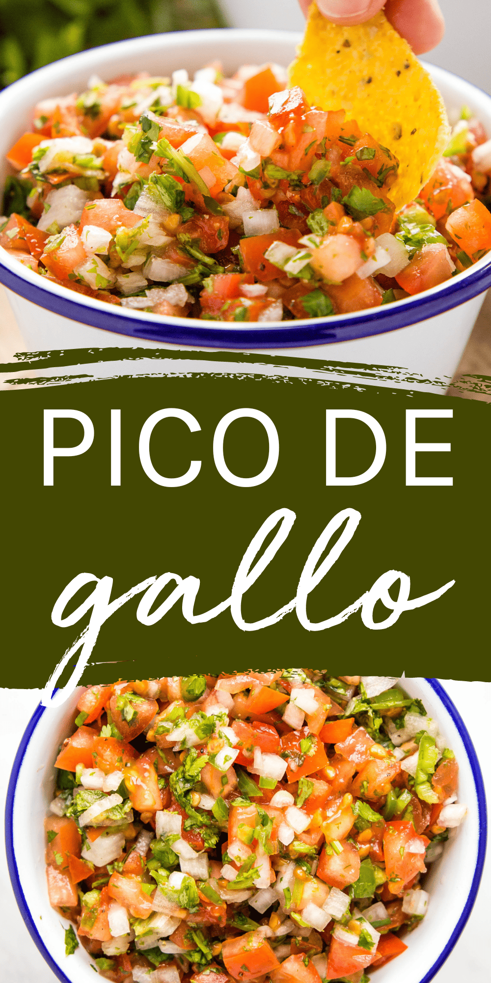 This Pico de Gallo recipe is a refreshing and tangy Mexican dish that's served as a condiment or dip and made with fresh tomatoes, cilantro, onion, jalapeno and lime. It's perfect for dipping, and it makes a delicious topping for your favourite Mexican dishes. An easy-to-make Pico de Gallo recipe with our step-by-step guide and pro tips! Recipe from thebusybaker.ca! #picodegallo #mexican #texmex #salsa #dip #condiment #homemadepicodegallo #summerrecipe #summerdip #barbecue #easytomake via @busybakerblog