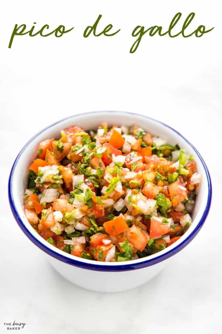 Pico de Gallo (Salsa Fresca Recipe) - The Busy Baker