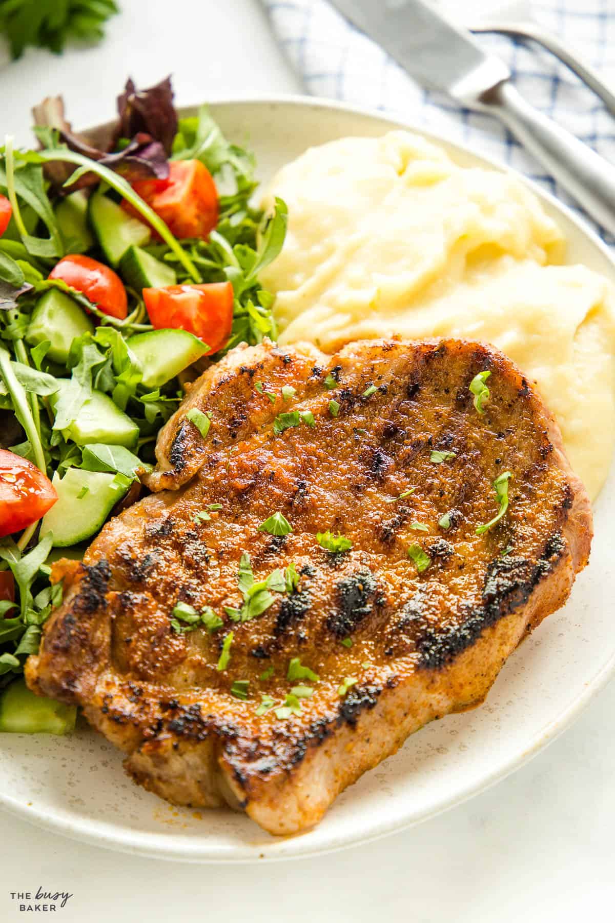 grilled boston butt cutlet