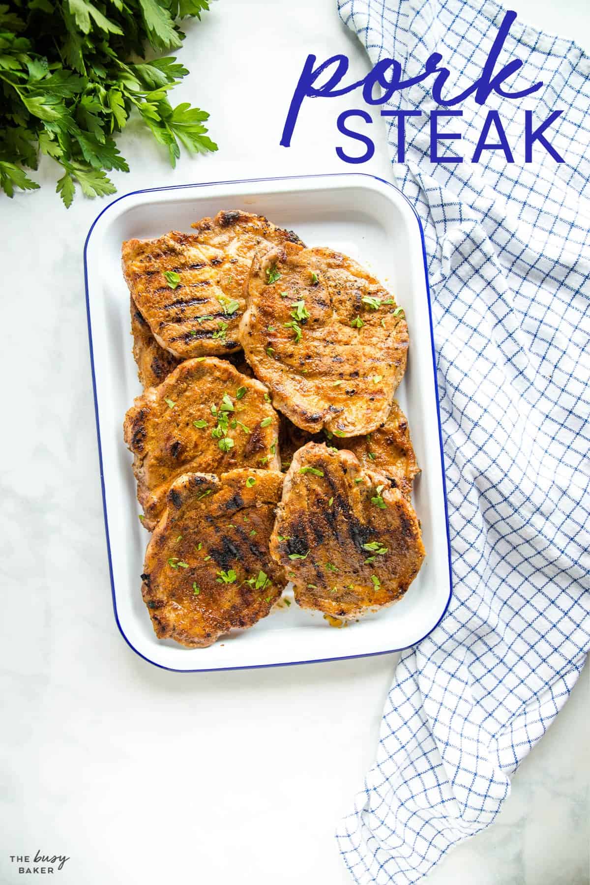 pork steak recipe grilled