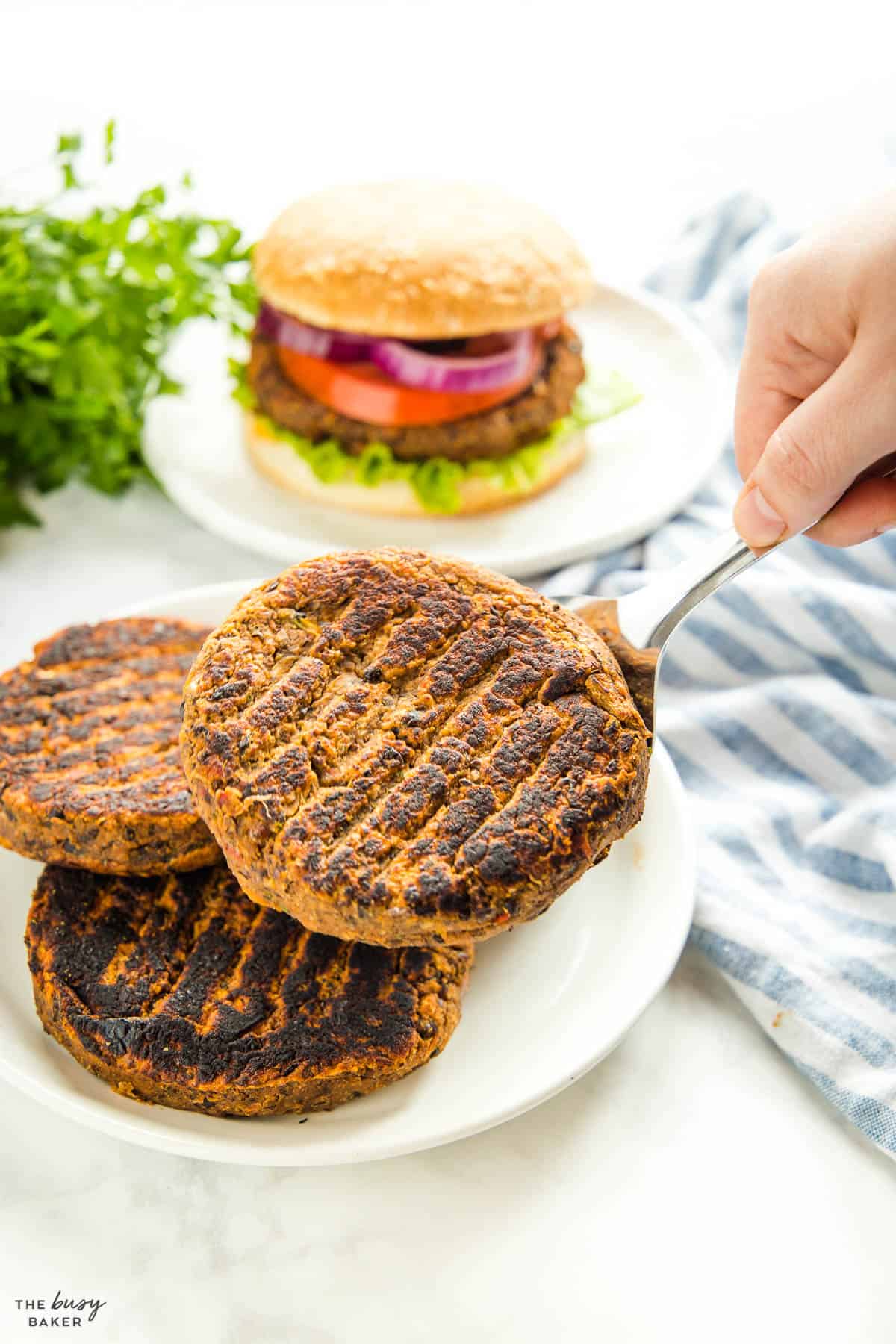 vegan burger patty