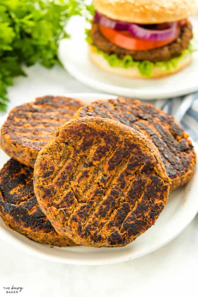 Veggie Burgers - The Busy Baker