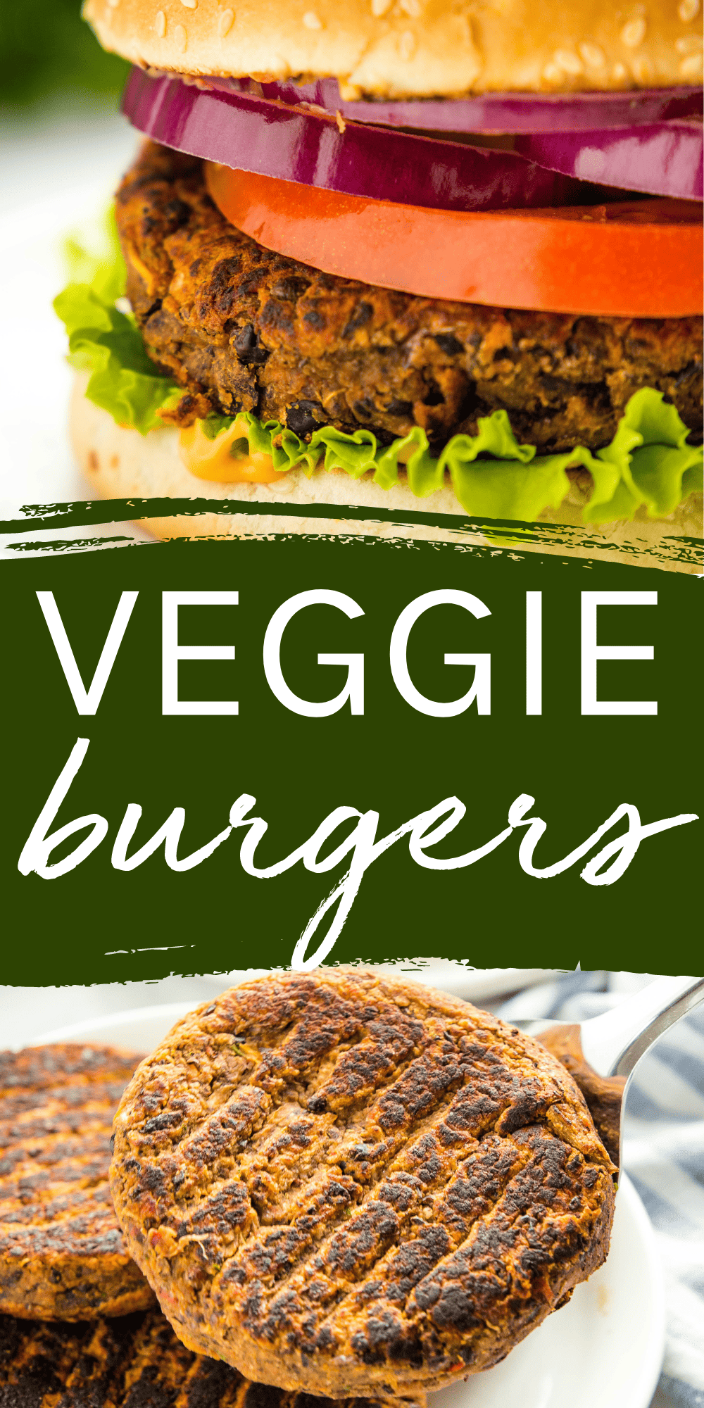 This Veggie Burgers recipe makes the BEST homemade vegan burgers made with real food ingredients. A delicious homemade vegan burger made with beans, lentils, sweet potatoes and vegetables - packed with flavour and perfect for grilling or pan frying! Recipe from thebusybaker.ca! #veggieburgers #veggieburgerrecipe #veggieburger #veganburger #veganburgers #veganburgerrecipe #grilling #summerrecipe #summer #vegangrilling #vegan #veggie #homemade via @busybakerblog