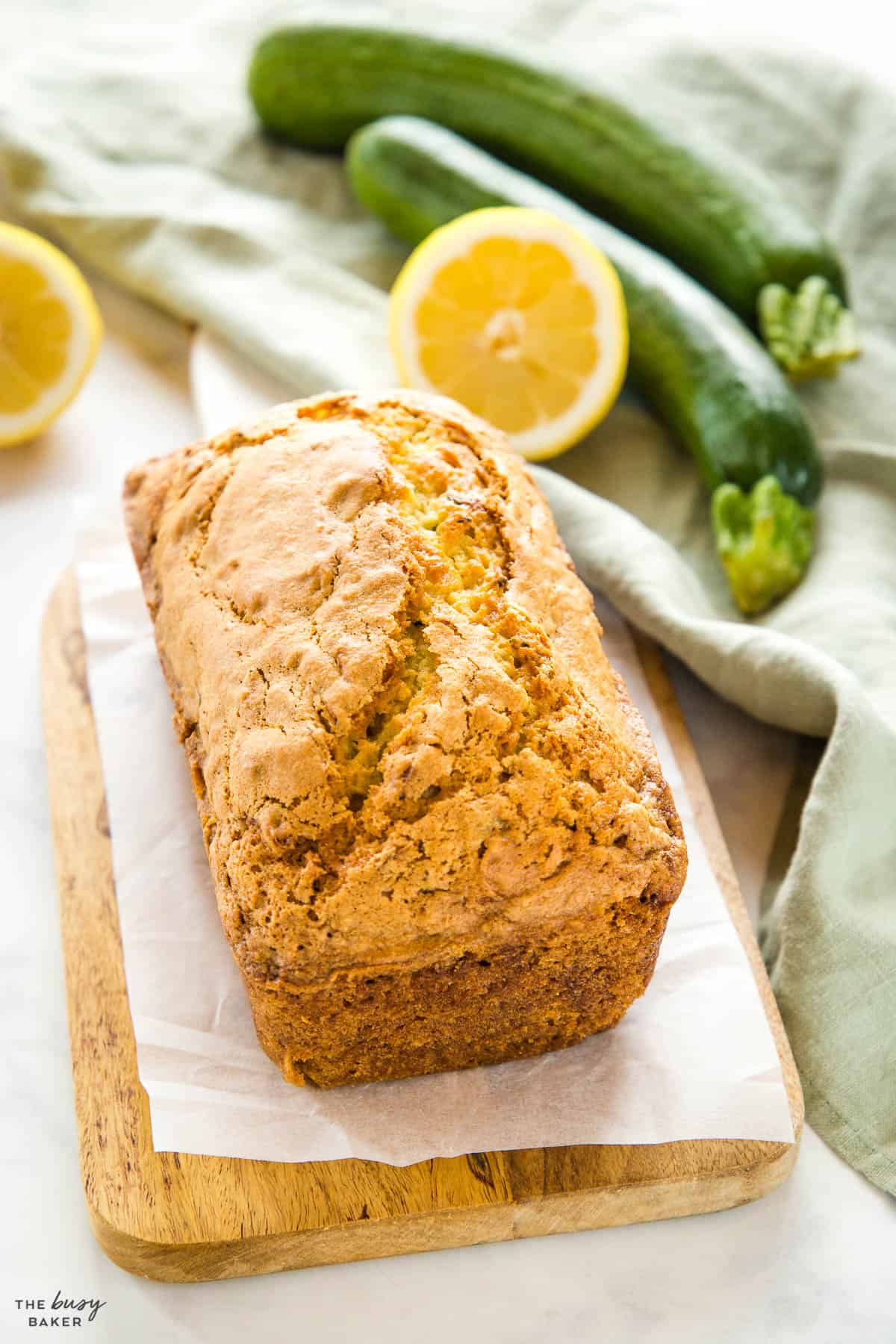 lemon loaf with shredded vegetables