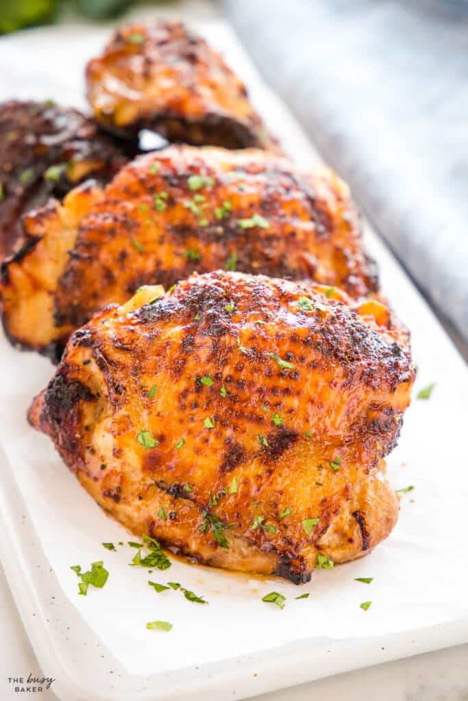 Air Fryer Chicken Thighs - The Busy Baker