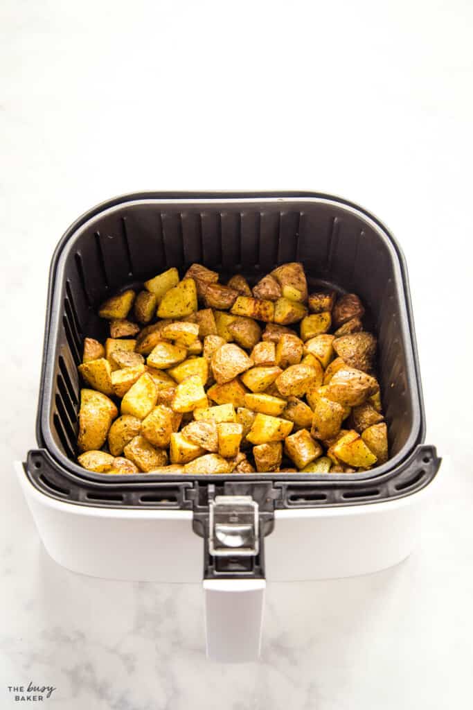 Air Fryer Roasted Potatoes - The Busy Baker