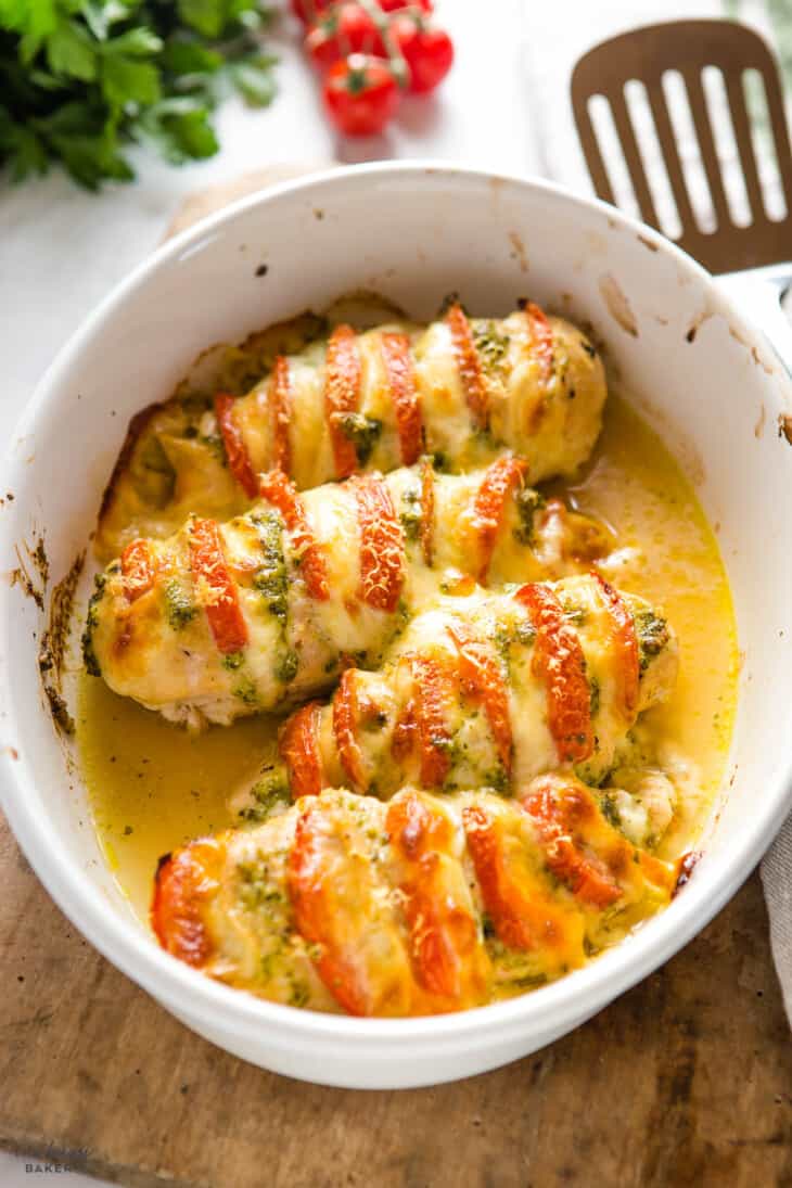Pesto Chicken Bake The Busy Baker