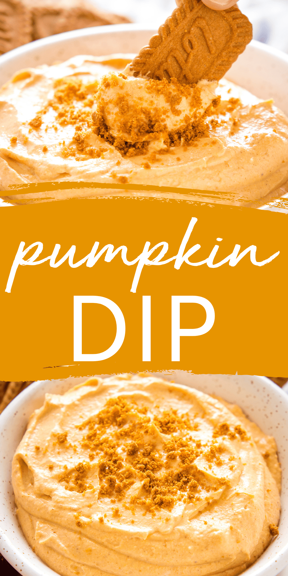 This Pumpkin Dip recipe is an easy-to-make fall dessert dip perfect autumn or holiday parties. Make it in minutes with only 5 basic ingredients - perfect for dipping with fruit or cookies! Recipe from thebusybaker.ca! #pumpkindip #pumpkindessert #pumpkinrecipe #dessertdip #pumpkin #falldessert #fallrecipe #pumpkinspice #pumpkinfluff #pumpkincreamcheesedip via @busybakerblog