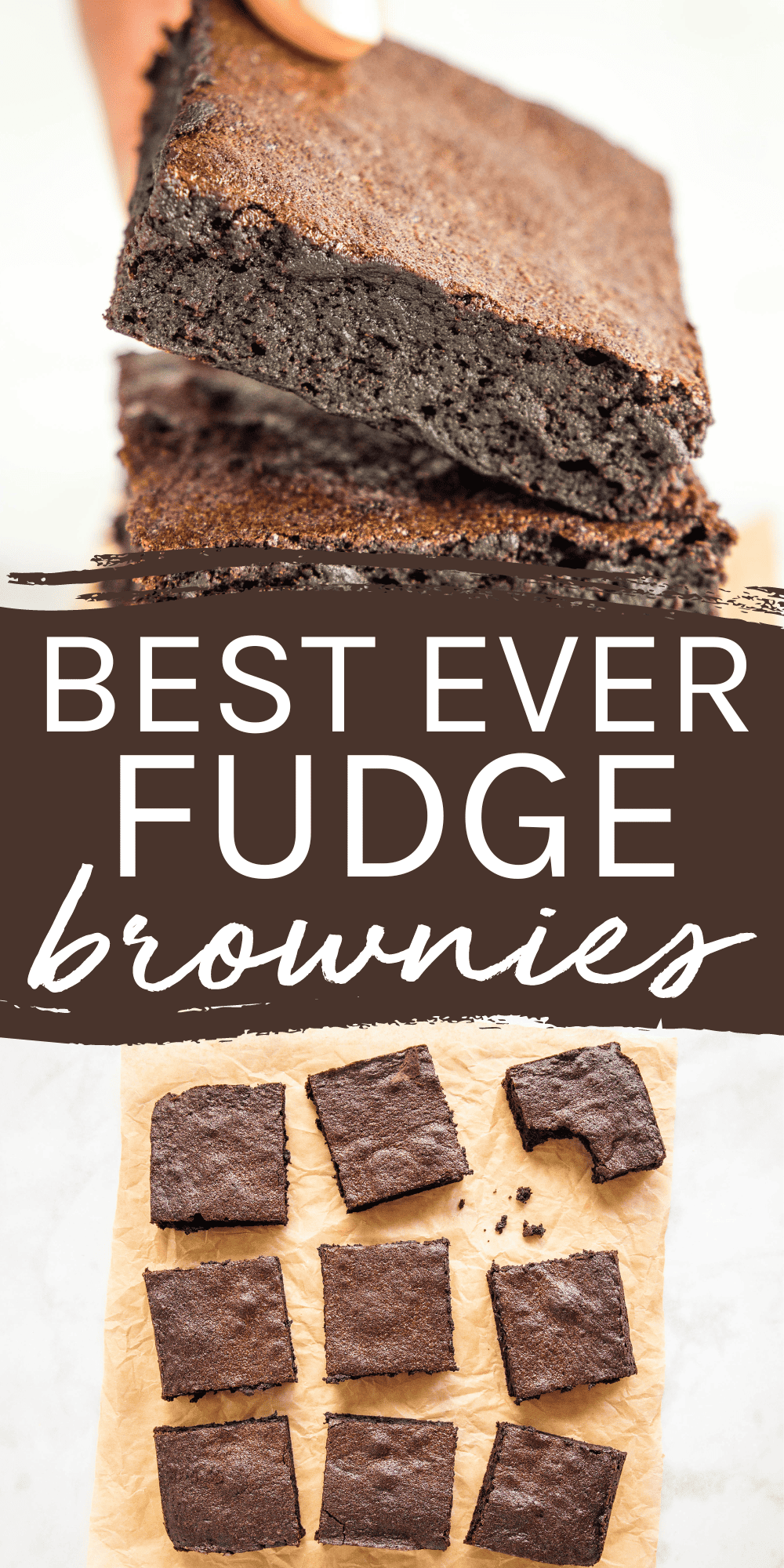 This Easy Brownies recipe makes the BEST fudge brownies ever! Soft, moist, fudgey and super easy to make in one bowl. The perfect easy from-scratch brownie recipe - you'll never make brownies from a box again! Recipe from thebusybaker.ca! #bestbrownierecipe #brownies #easybrownies #fudgeybrownies #easybrownierecipe #browniesfromscratch #bestbrownies #howtomakebrownies via @busybakerblog