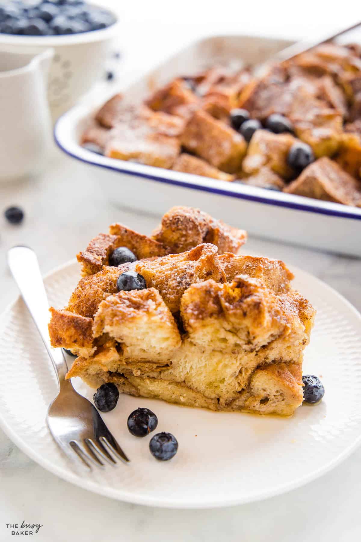sweet breakfast bake recipe with blueberries