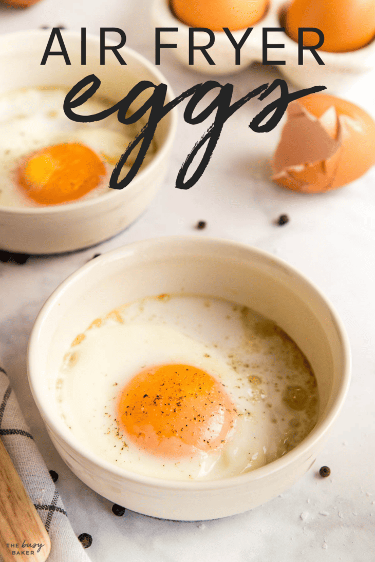 Air Fryer Eggs - The Busy Baker