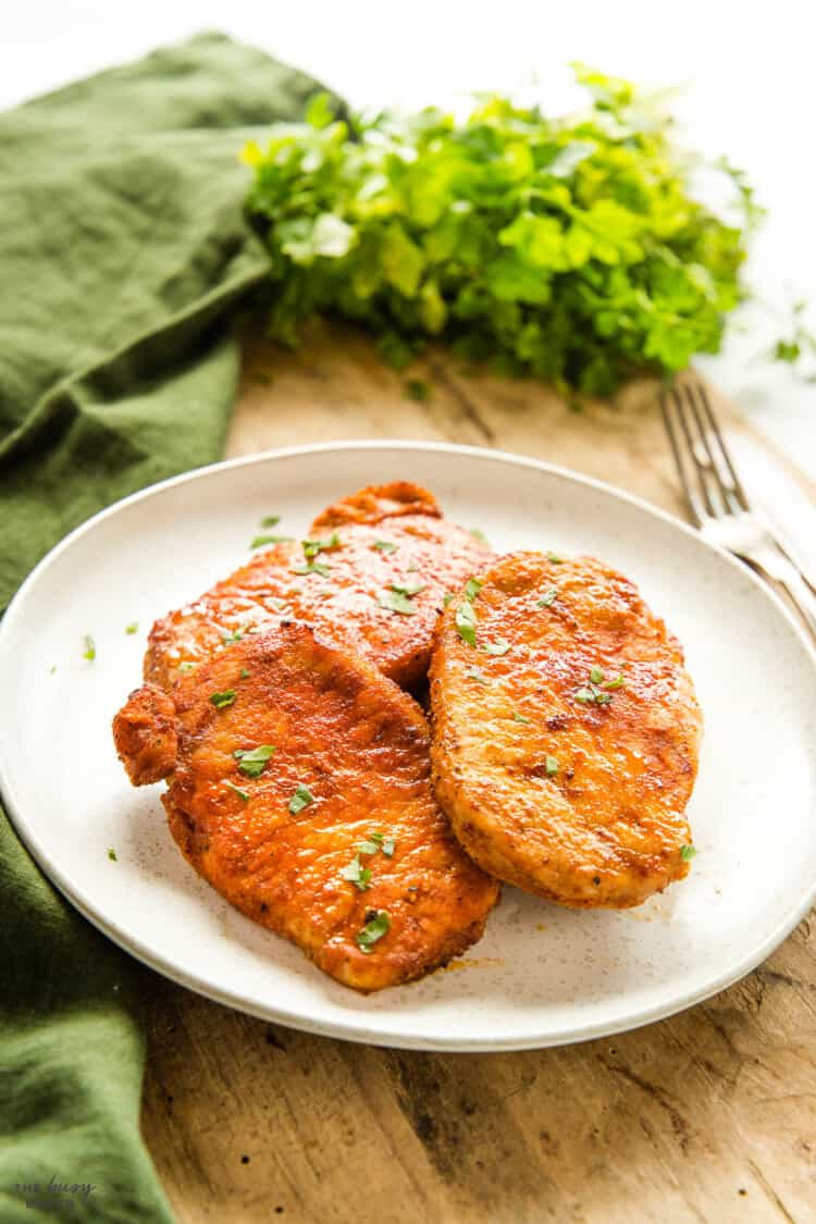 Air Fryer Pork Chops - The Busy Baker