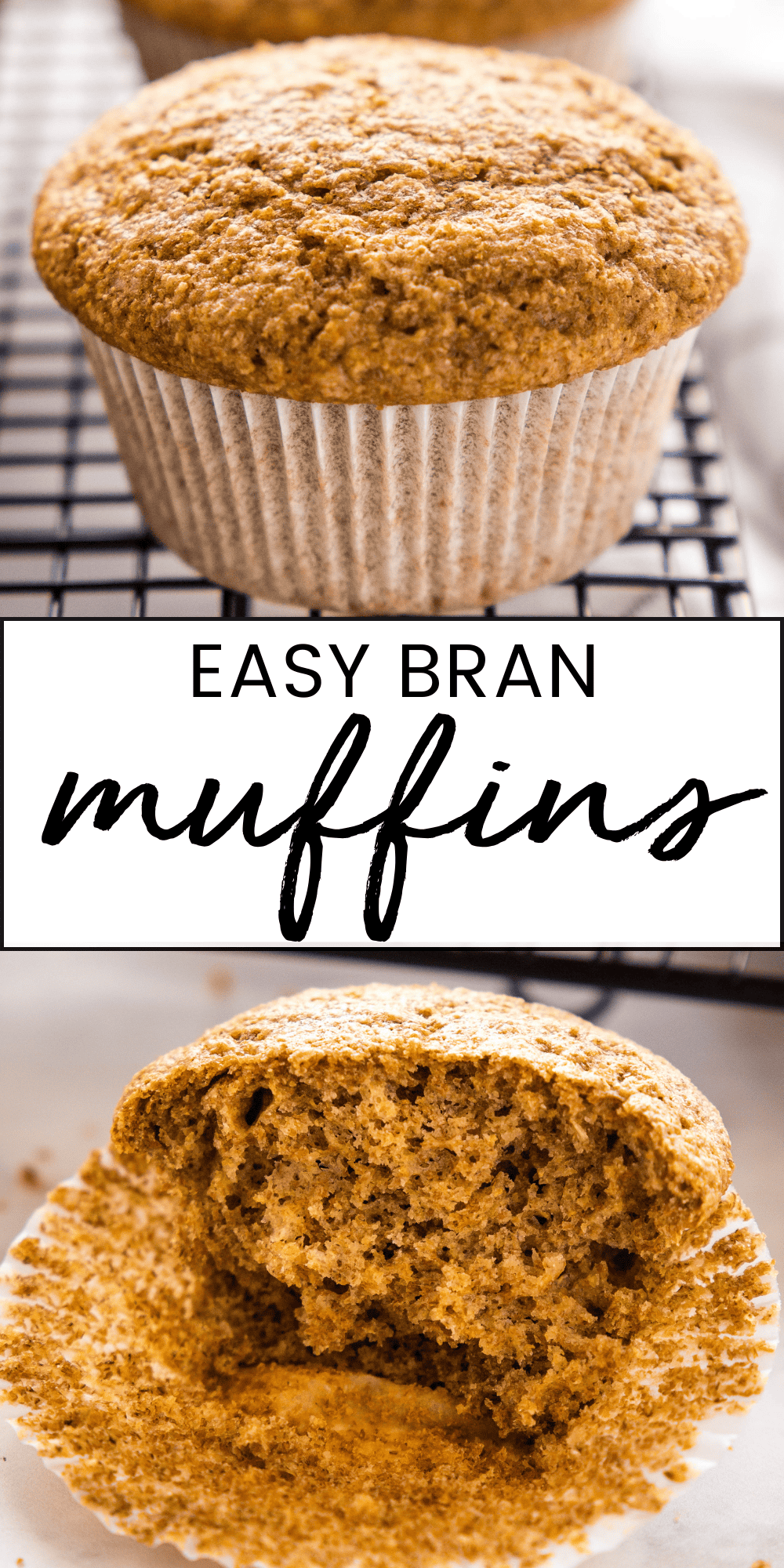 This Bran Muffins recipe makes the perfect healthy bran muffins that are high in fibre. They make a great grab-and-go breakfast or a nutritious snack, and they're easy to make in under 30 minutes. Follow our pro-tips for the perfect muffins every time! Recipe from thebusybaker.ca! #branmuffins #branmuffinrecipe #branmuffinsrecipe #muffinswithbran #diabeticfriendly #diabeticmuffins #healthymuffins #breakfast #breakfastmuffins via @busybakerblog