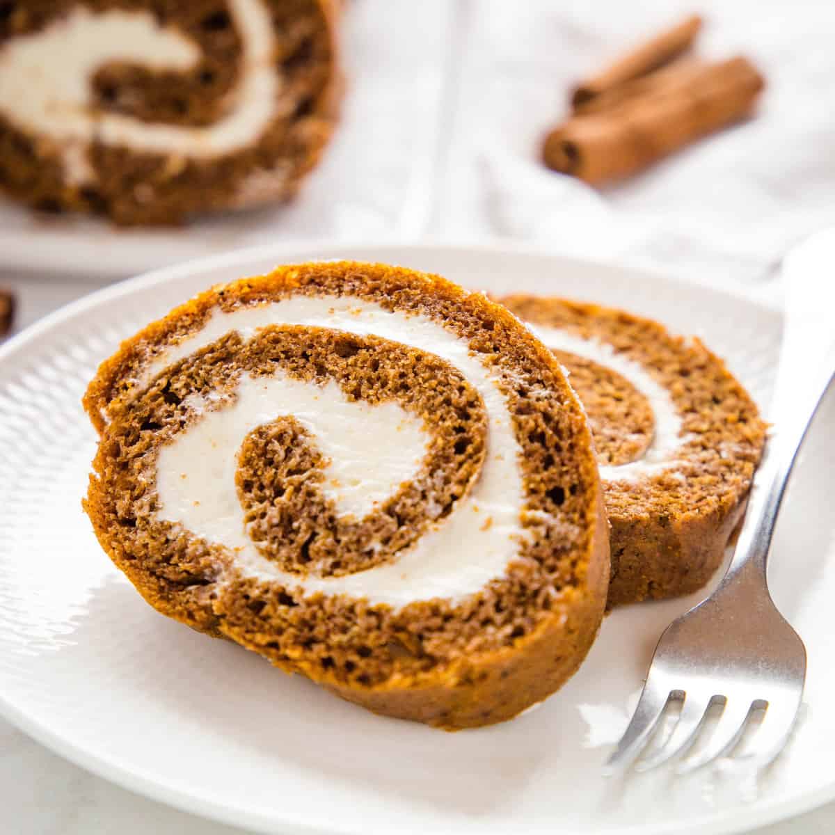 Pumpkin Roll Cake Easy Recipe- Butter Your Biscuit