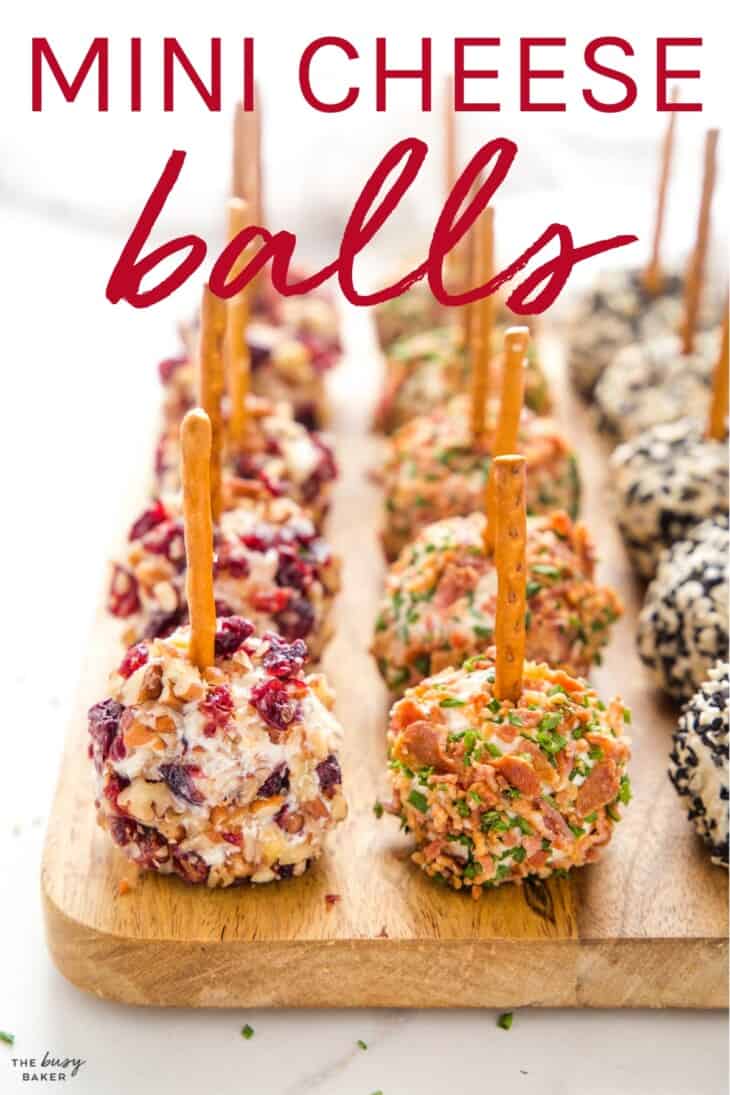 Mini Cheese Ball Bites - Fall Finger Foods