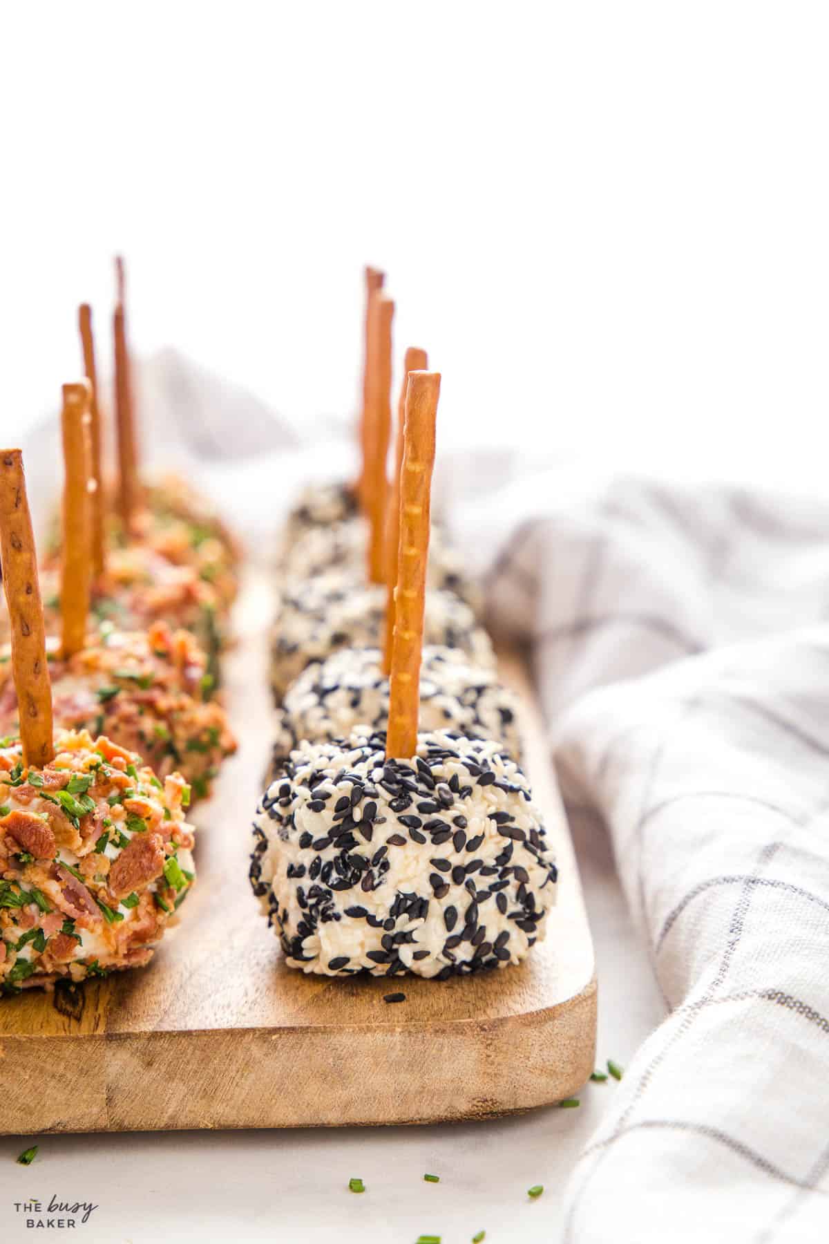 honey sesame cheese ball recipe