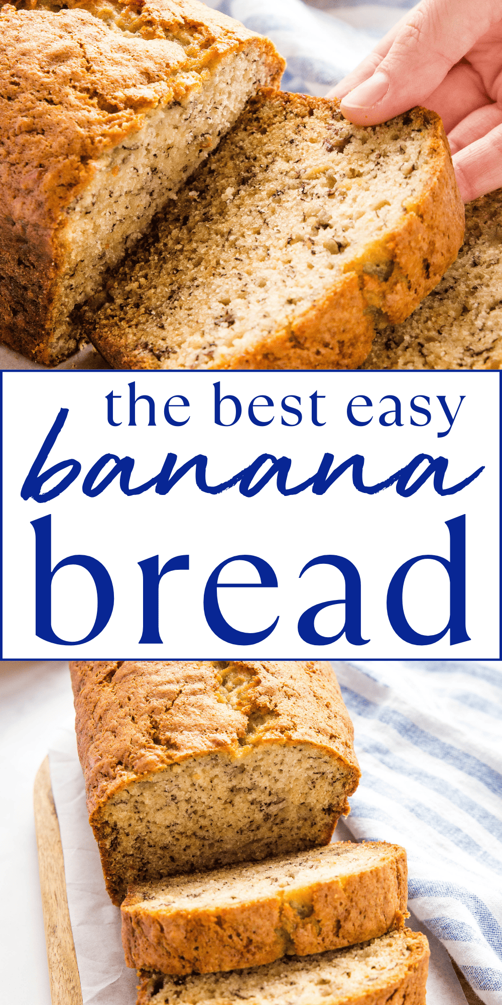This Best Banana Bread recipe is the ultimate homemade banana bread - ultra moist, soft and tender, and made with ripe bananas. Super easy to make with pro tips and tricks for the best ever banana bread! Recipe from thebusybaker.ca! #bananabread #easybananabread #bestbananabread #bananabreadrecipe #homebaking #bakingrecipe #baking #bananaloaf #howtomakebananabread via @busybakerblog