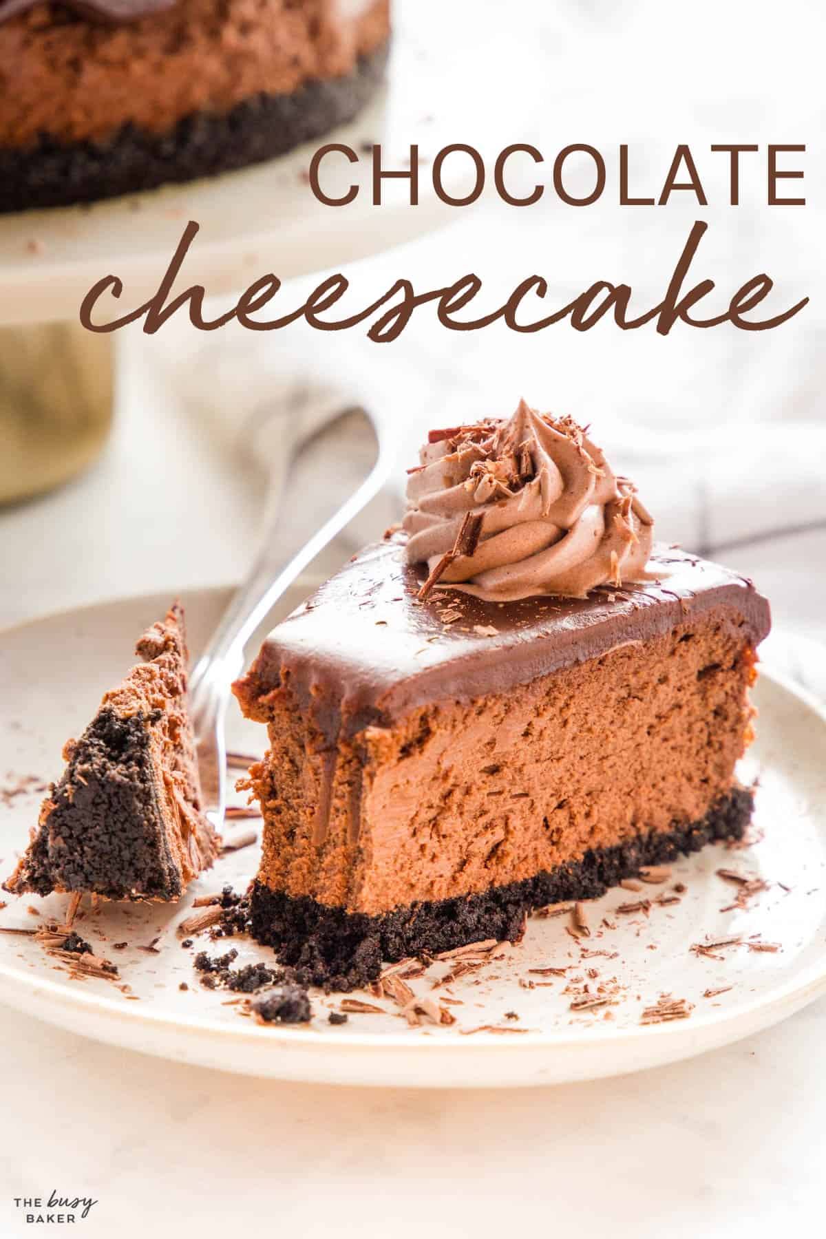 chocolate cheesecake recipe