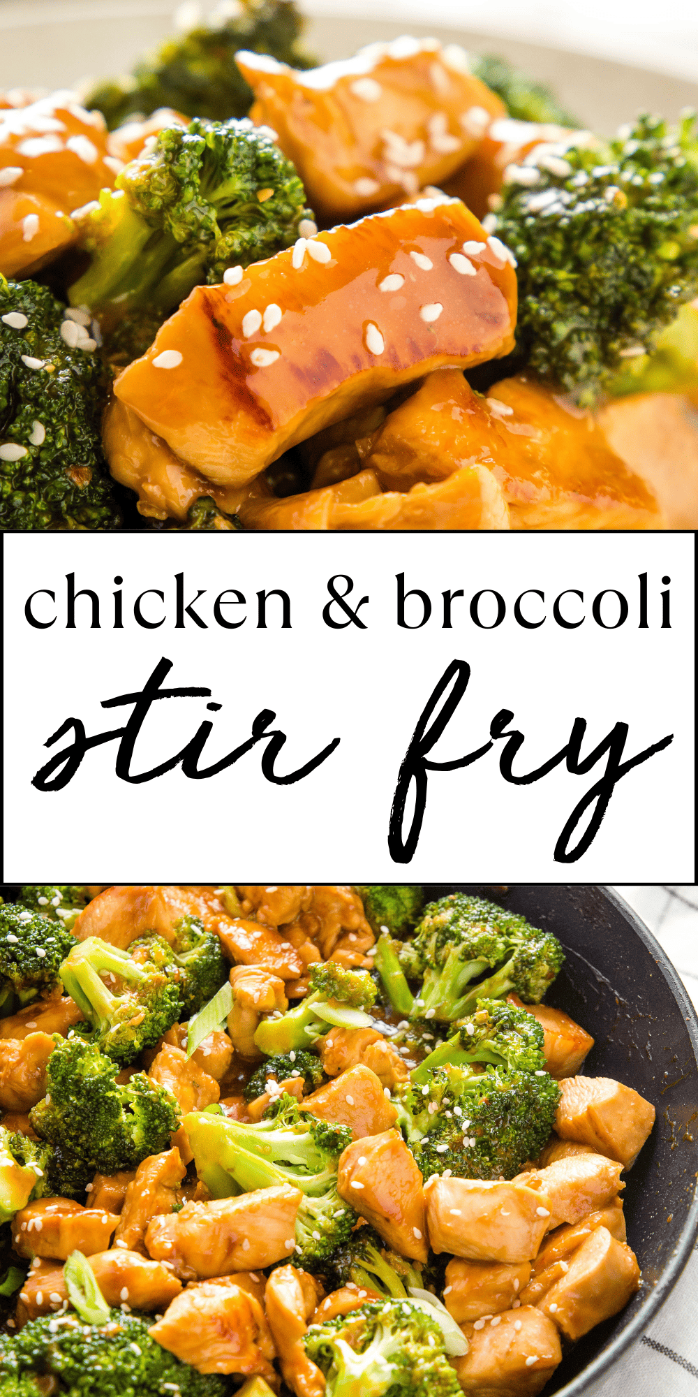 This Chicken and Broccoli Stir Fry recipe is an easy weeknight meal that’s packed with lean protein and fresh vegetables – and it's on the table in under 30 minutes. A simple Chinese chicken and Broccoli stir fry with an easy sauce and marinade – perfect for meal prep! Recipe from thebusybaker.ca! #chinesechickenandbroccoli #chickenandbroccoli #easystirfry #chickenandbroccolistirfry #easymeal #quickdinner #familymeal #dinner #takeout via @busybakerblog